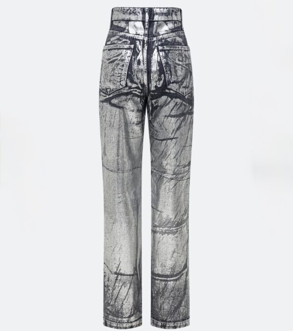 Silver Crash – Jeans Artístico Metálico - Imagem 3