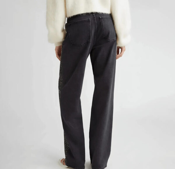 Midnight Spark – Jeans Preto com Brilhos - Imagem 4