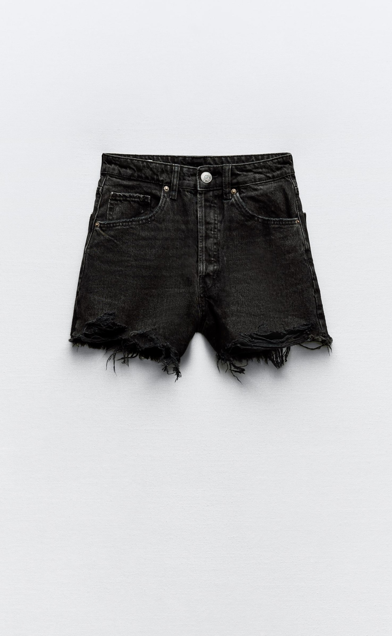 Short  Raw Summer Black